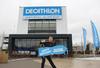 Sign Twister mit Promotion Auftritt bei Decathlon